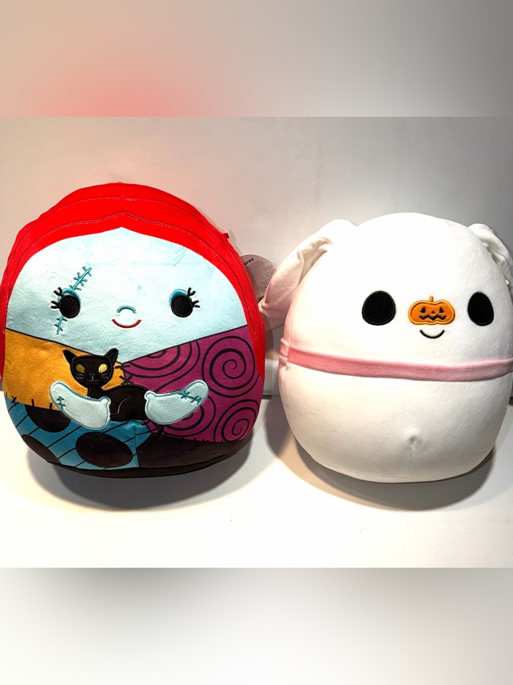 NWT Squishmallows Bundle Lot of 2 The Nightmare Before Christmas Sally Zero 11”